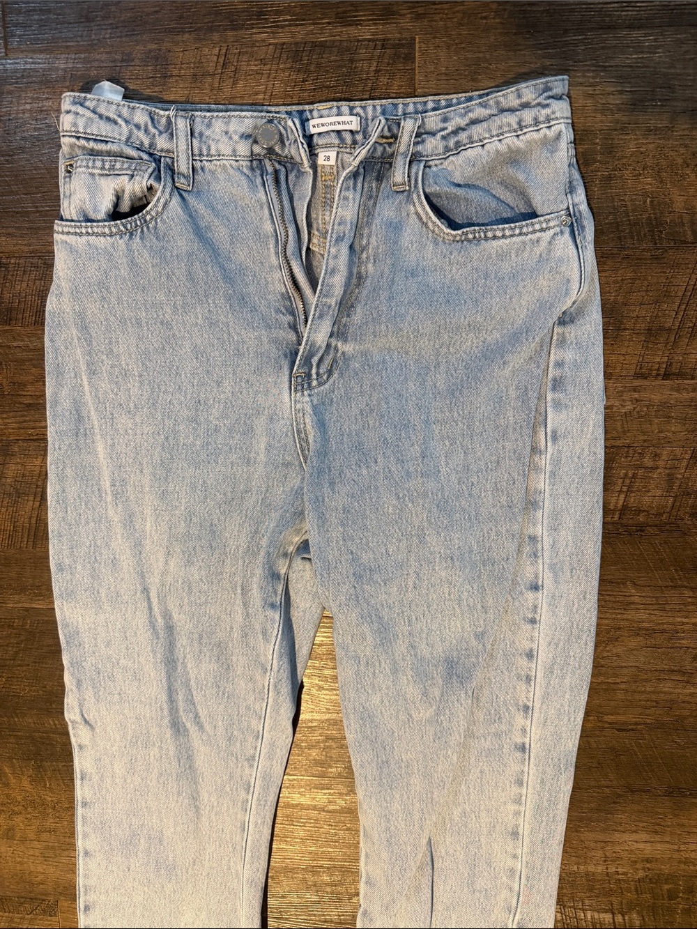 Weworewhat Pale Blue High-Rise Women’s Jeans